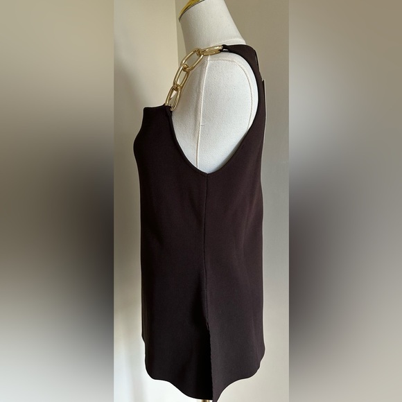 NWT Zara One Sleeve Brown Top - Large - Picture 4 of 12
